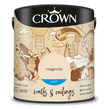 Crown Matt Emulsion Magnolia 2.5l*