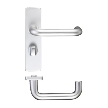 Door Handle RTD Lever On Plate Bathroom SAA*