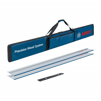 Bosch Professional 0615990M8Z FSN 1400 Plunge Saw Guide Rail Kit 2 x 1