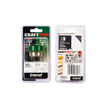 Trend C221 X 1/2TC Intumescent Cutter 15mm x 40mm x 1/2tc*