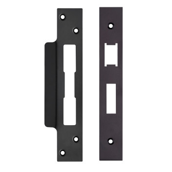 Sashlock Face Plate And Strike Plate Accessory Pack Black*