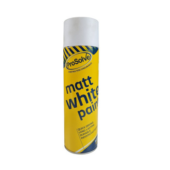 Spray Paint Matt White Aerosol 500ml*