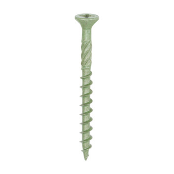 Decking Screw Pozi Head Green 4.5 x 50mm (200)*