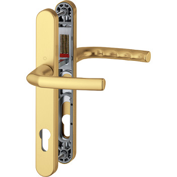 UPVC Door Handle Mp Levers 92 Gold 215 Bc*