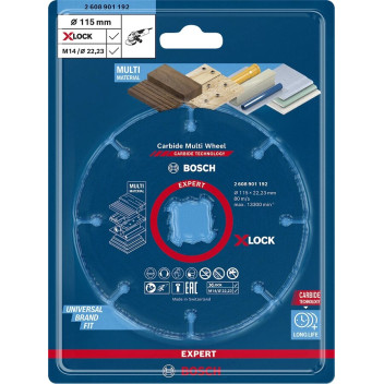 Bosch Lock Cabide Multi Cut Diamond Disc 115mm*