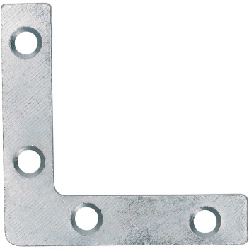 ZZ- Corner Plate BZP 75mm*