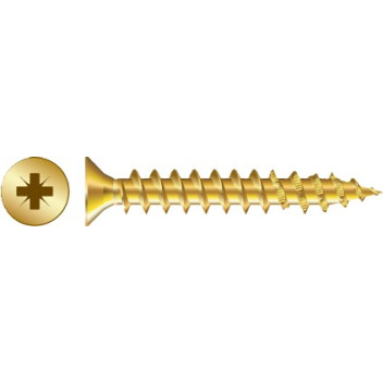 Rapierstar Starturn Csk Universal Screw Yell Pass 4.0 X 80mm