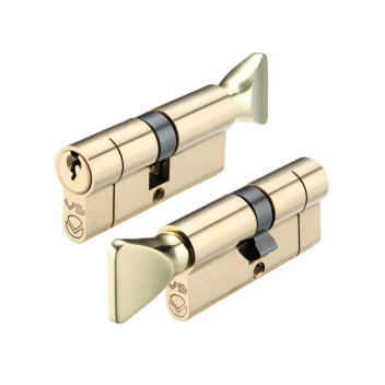 Cylinder Euro Key and Turn PB 40/40 80mm*