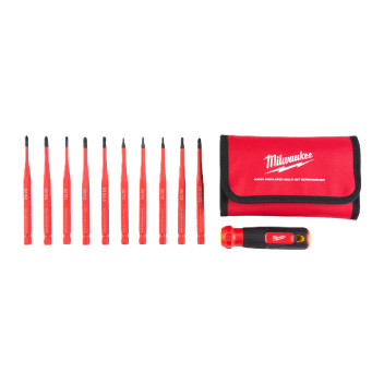 Milwaukee Insulated 10 in 1 Multi-Bit Screwdriver Set