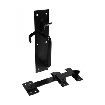 Suffolk Gate Catch Black Long Thumb