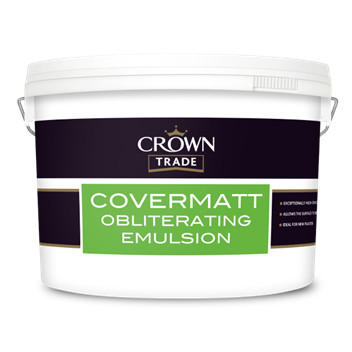 Crown Trade Extramatt Low Reflective White Emulsion 10L