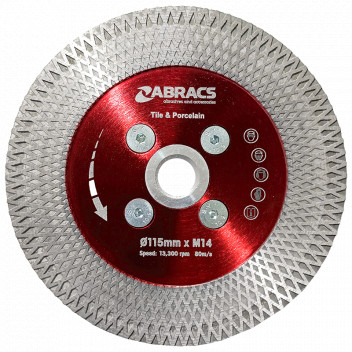 Abracs Tile & Porcelain Cut & Grind Diamond Blade 115mm