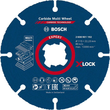 Bosch Lock Cabide Multi Cut Diamond Disc 115mm*