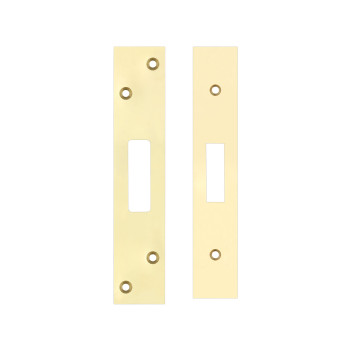 Deadlock Face Plate And Strike Plate Accessory Pack Brass*