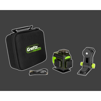 Grettz G4D 4D Multi-line Green Beam Laser