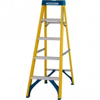 Werner 716 Stepladder 5 Tread Fibreglass En131*