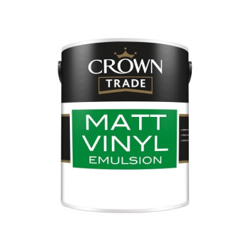 Crown Trade Vinyl Matt Emulsion White 7.5L