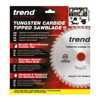 Trend CSB/CC21660 Craft Saw Blade Cross Cut 216 x 60T x 30mm Bore*