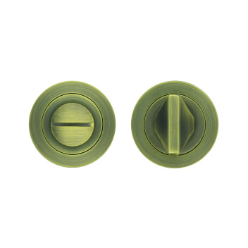 Turn and Release Antique Brass