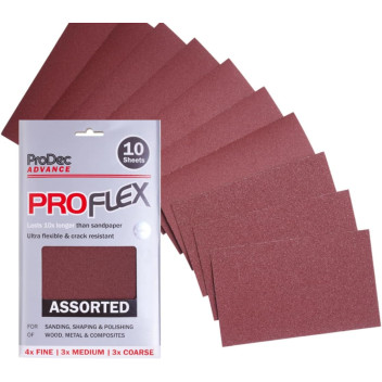 Sandpaper Proflex Premium Assorted Mix (10)*