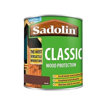 Sadolin Classic Interior & Exteriror Woodstain Teak 1L