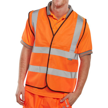 Hi Viz Vest Orange Small*