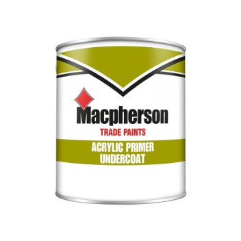 Macpherson Quick Dry Primer Undercoat White 5L