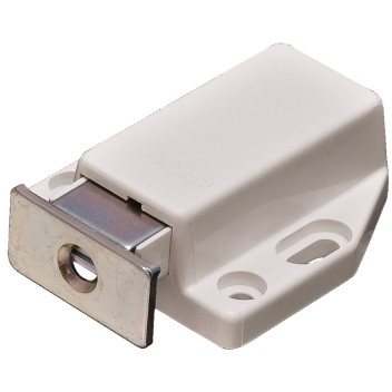 Magnetic Pressure Catch Long Throw White*