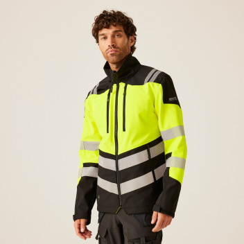 Regatta Hi-Vis Yellow X-PRO 3-Layer Softshell Jacket XL Regatta Hi-Vis Yellow X-PRO 3-Layer Softshell Jacket XL