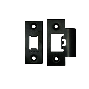 Latch Face Plate And Strike Plate Accessory Pack Black*