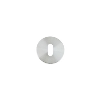 Escutcheon Std Lock Slimline 4mm Rose Profile 304 SSS 52mm*