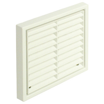Ducting Vent Fixed Louvre Grille Brown 100mm*