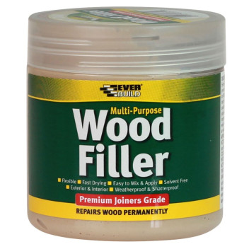 Everbuild Filler Wood Multi Purpose Light Oak 250ml*