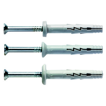 Flat Rounded Collar Hammer Fixings 6.0 x 40mm (100)*