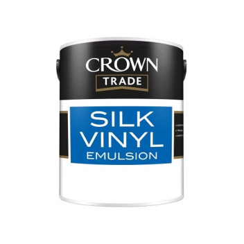 Crown Trade Vinyl Silk Emulsion Magnolia 5L