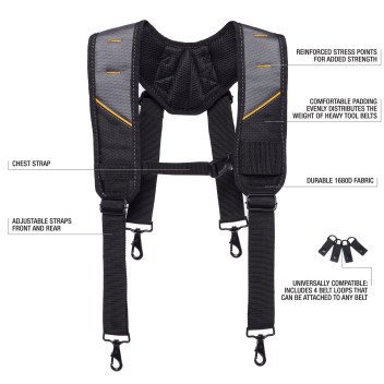 ToughBuilt Padded Suspenders
