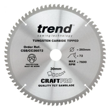 Trend Craft Blade Cc 260Mm X 72T X 30Mm*