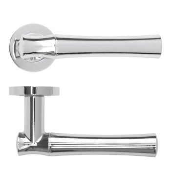 Aldo Lever On Round Rose Polished Chrome Finish