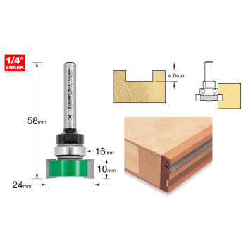 Trend C209 X 1/4TC Intumescent Cutter 10mm x 24mm x 1/4tc*