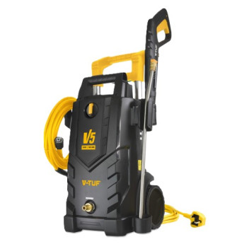 V-TUF V5 TOUGH 165 Bar Pressure Washer 8m Hi-vis Hose & 5m cable 240v