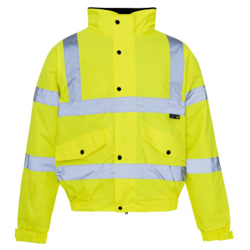 Hi Viz Bomber Jacket Yellow Large*