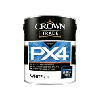 Crown Trade All Purpose Primer Px4 White 5L