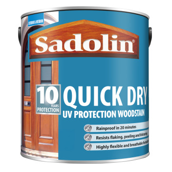 Sadolin 10 Year Quick Drying Woodstain Mixed Colour 2.5L