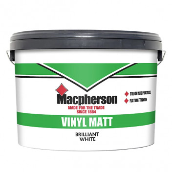 Macpherson Vinyl Matt Emulsion Brilliant White 10L