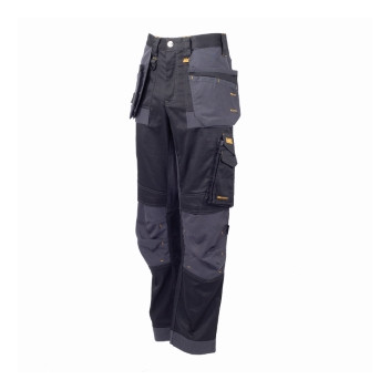 Dewalt Harrison Regular Fit Stretch Trouser Black/Grey 32R*