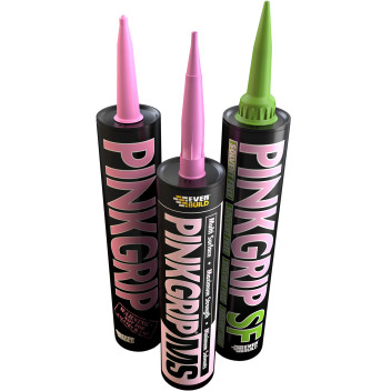 ZZ- Everbuild Adhesive Pinkgrip 350ml*