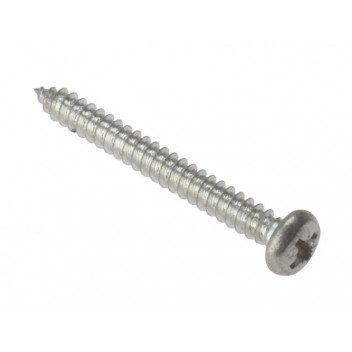 Woodscrew Zinc Plated Round Head 8 x 1 (200)