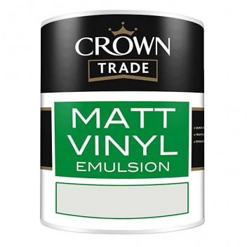 Crown Trade Vinyl Matt Emulsion Mixed Colour 1L