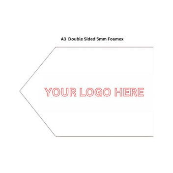 Custom Logo 5mm Foamex Sign A3 Double Sided *