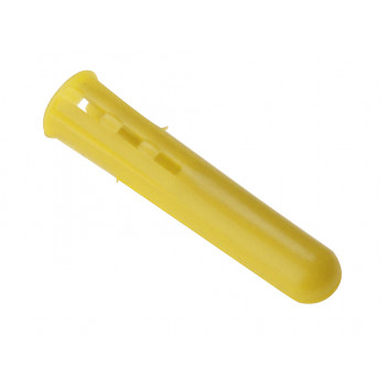 Plastic Plug Yellow (100)